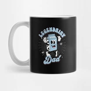 Funny Legendairy Dad Milk Carton Mascot Mug